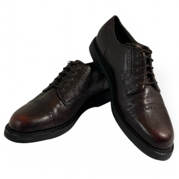 Timberland Waterproof Brown Leather Comfort Oxfords Men’s Lace Up Shoes - Picture 2 of 13